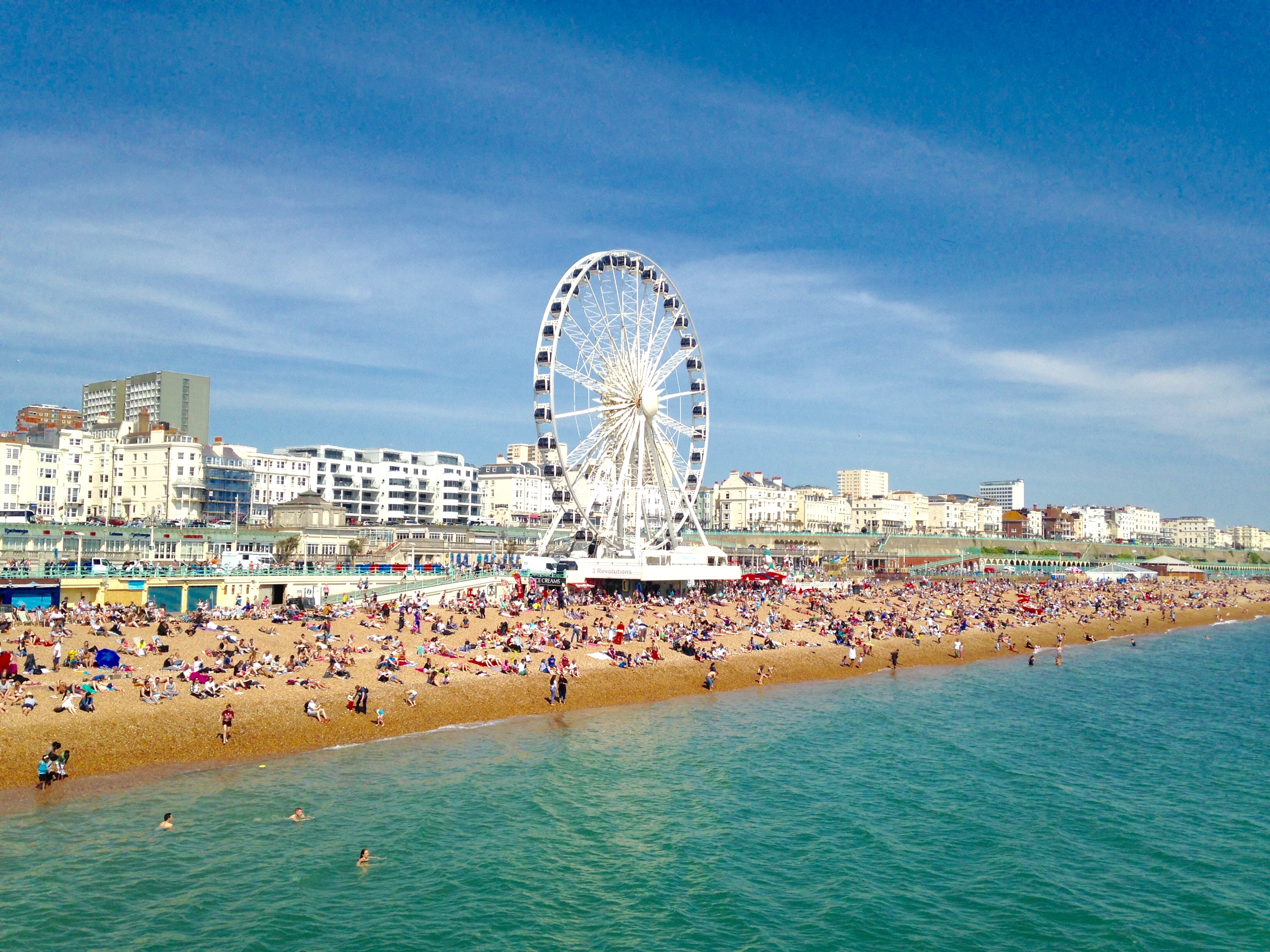 Un dimanche à Brighton, au bord de la mer Biobeaubon bien être